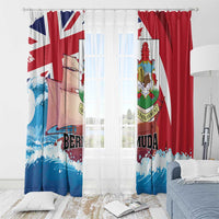 Bermuda Window Curtain Quo Fata Ferunt - Wonder Print Shop