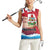 Personalised Bermuda Women Sleeveless Polo Shirt Quo Fata Ferunt - Wonder Print Shop