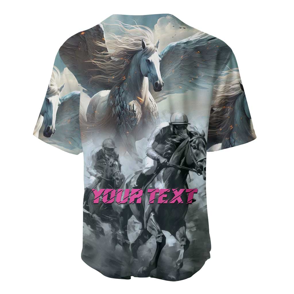 Personalized Pegasus Horse Racing 2025 Baseball Jersey Soar to Victory