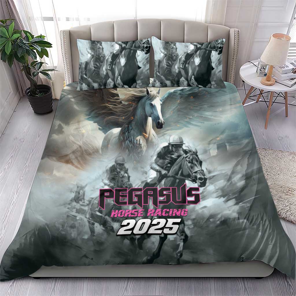 Pegasus Horse Racing 2025 Bedding Set Soar to Victory
