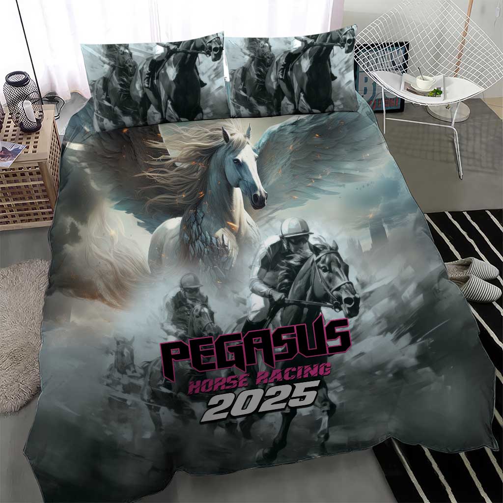 Pegasus Horse Racing 2025 Bedding Set Soar to Victory