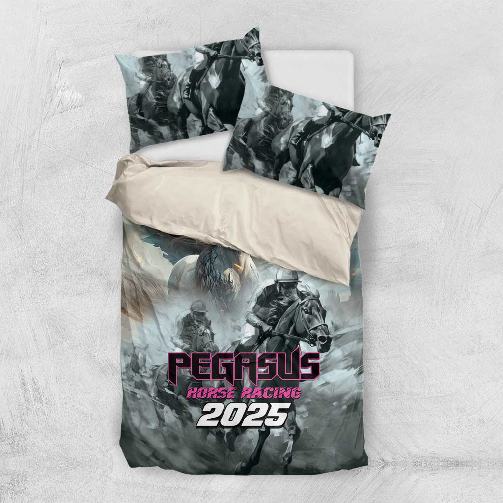 Pegasus Horse Racing 2025 Bedding Set Soar to Victory