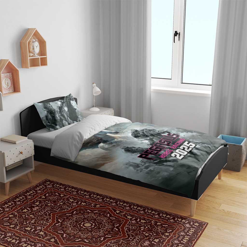 Pegasus Horse Racing 2025 Bedding Set Soar to Victory