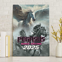 Pegasus Horse Racing 2025 Canvas Wall Art Soar to Victory