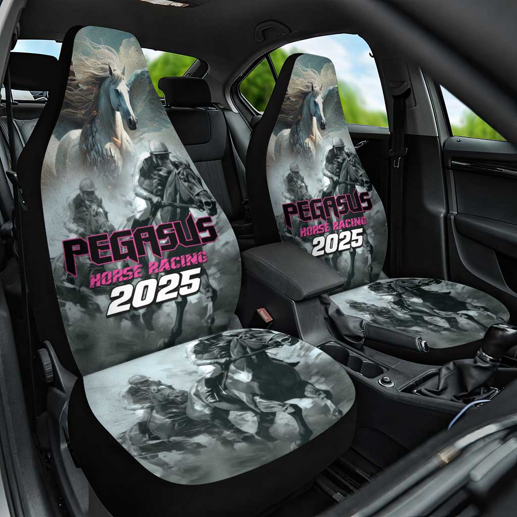 Pegasus Horse Racing 2025 Car Seat Cover Soar to Victory