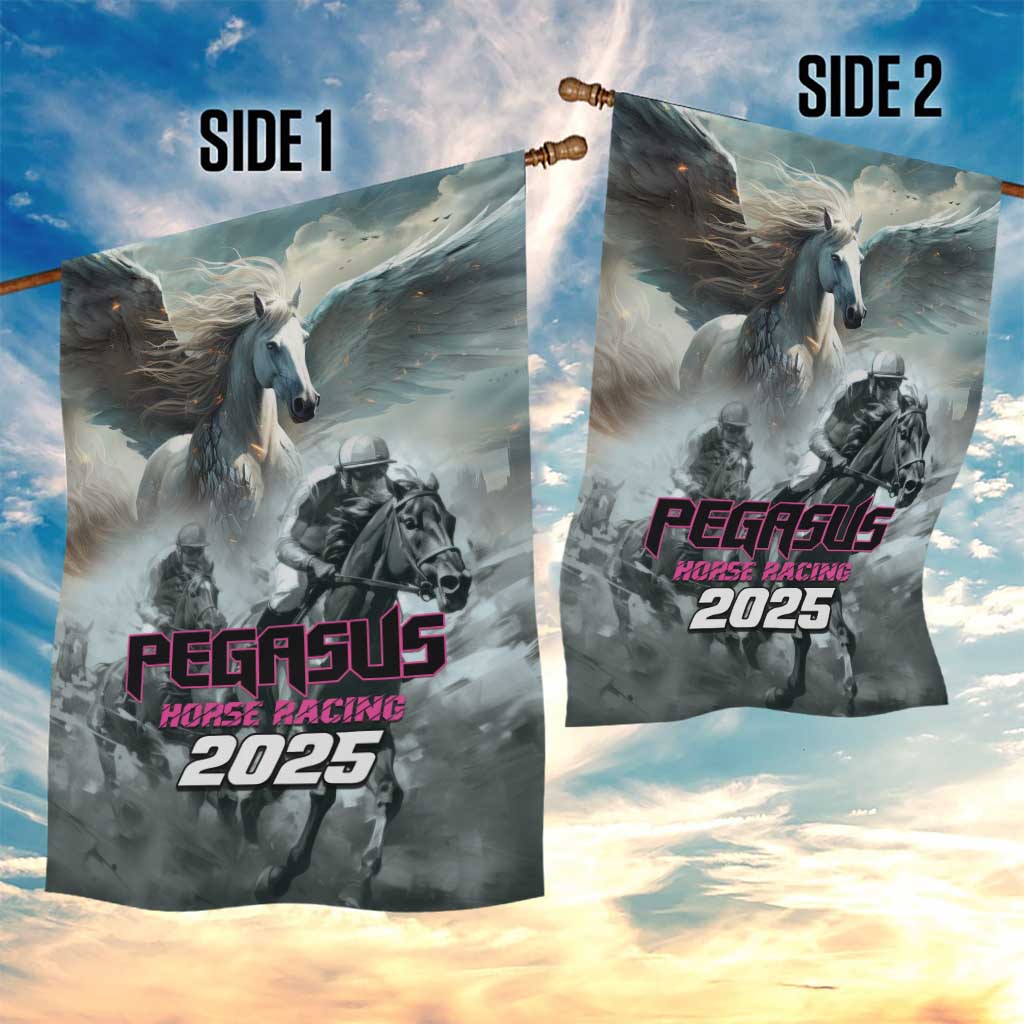 Pegasus Horse Racing 2025 Garden Flag Soar to Victory - Wonder Print Shop