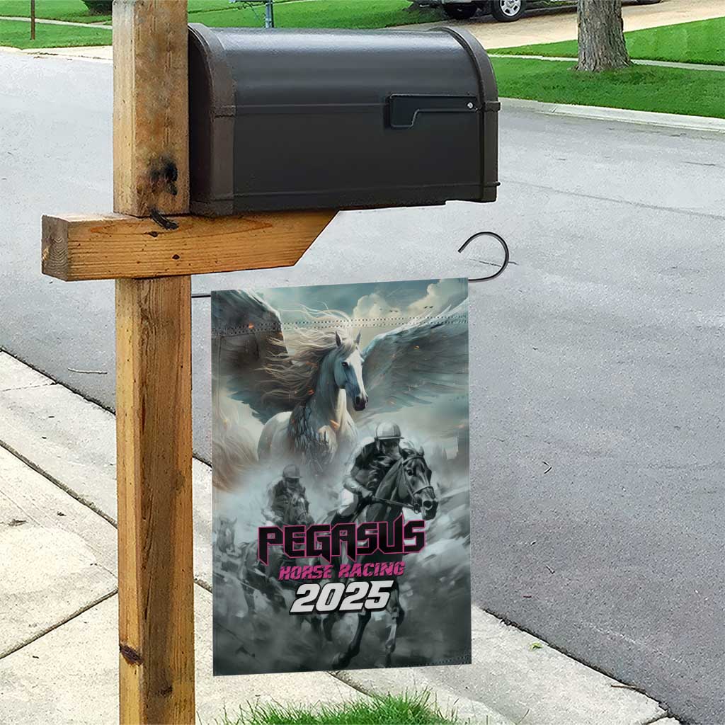 Pegasus Horse Racing 2025 Garden Flag Soar to Victory - Wonder Print Shop