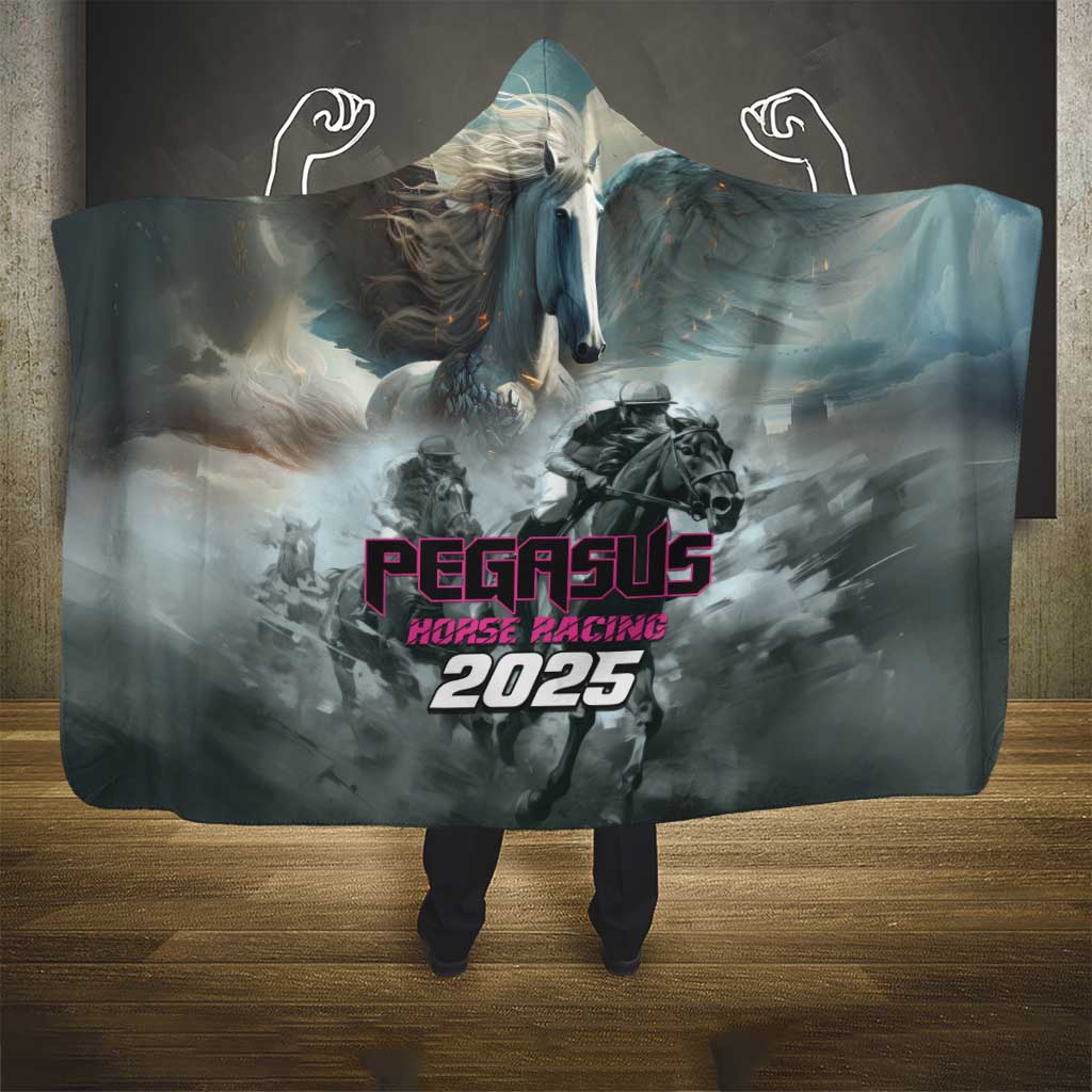 Pegasus Horse Racing 2025 Hooded Blanket Soar to Victory - Wonder Print Shop