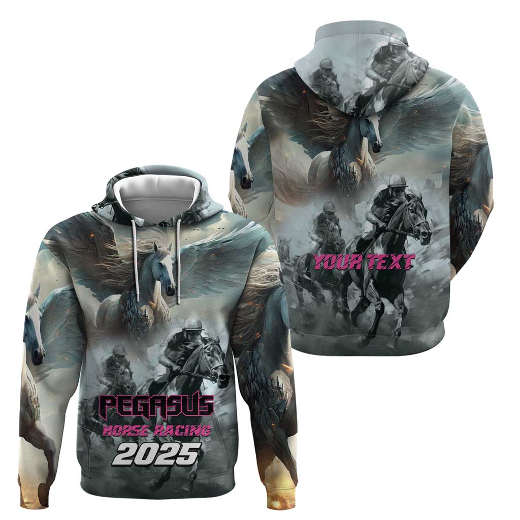Personalized Pegasus Horse Racing 2025 Hoodie Soar to Victory - Wonder Print Shop