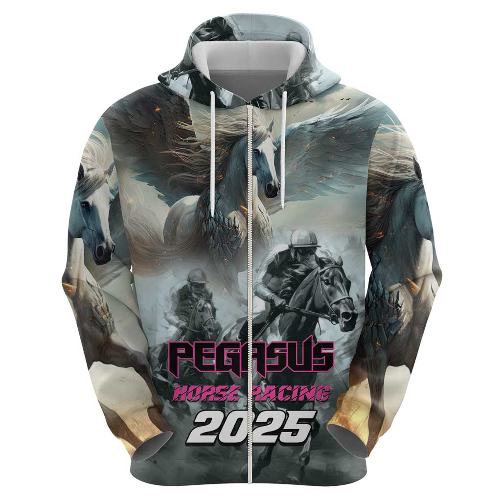 Personalized Pegasus Horse Racing 2025 Hoodie Soar to Victory - Wonder Print Shop