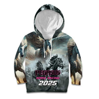 Personalized Pegasus Horse Racing 2025 Kid Hoodie Soar to Victory - Wonder Print Shop