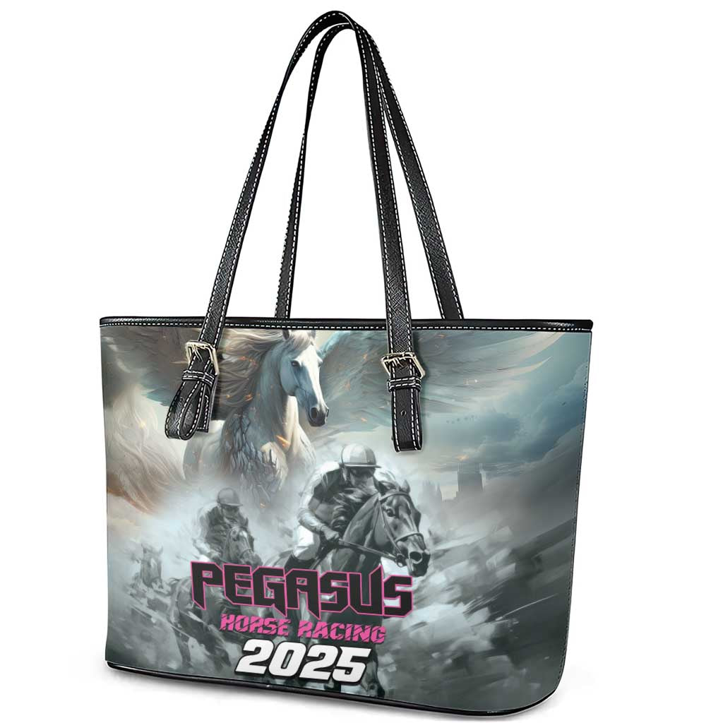 Pegasus Horse Racing 2025 Leather Tote Bag Soar to Victory