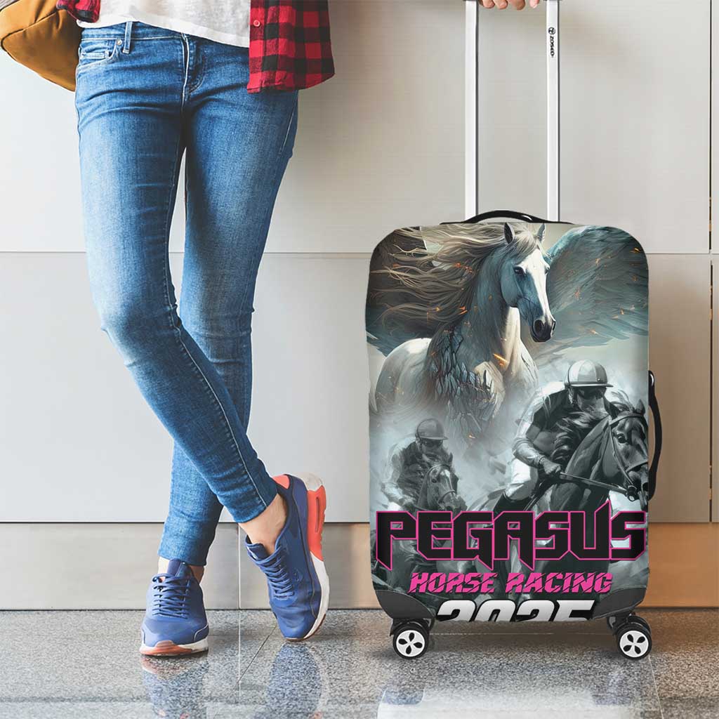 Pegasus Horse Racing 2025 Luggage Cover Soar to Victory - Wonder Print Shop