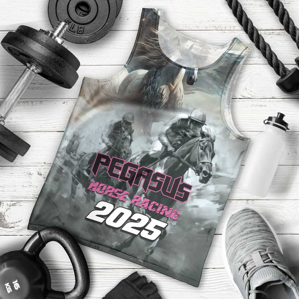 Personalized Pegasus Horse Racing 2025 Men Tank Top Soar to Victory - Wonder Print Shop