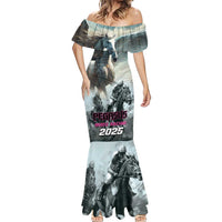 Personalized Pegasus Horse Racing 2025 Mermaid Dress Soar to Victory - Wonder Print Shop