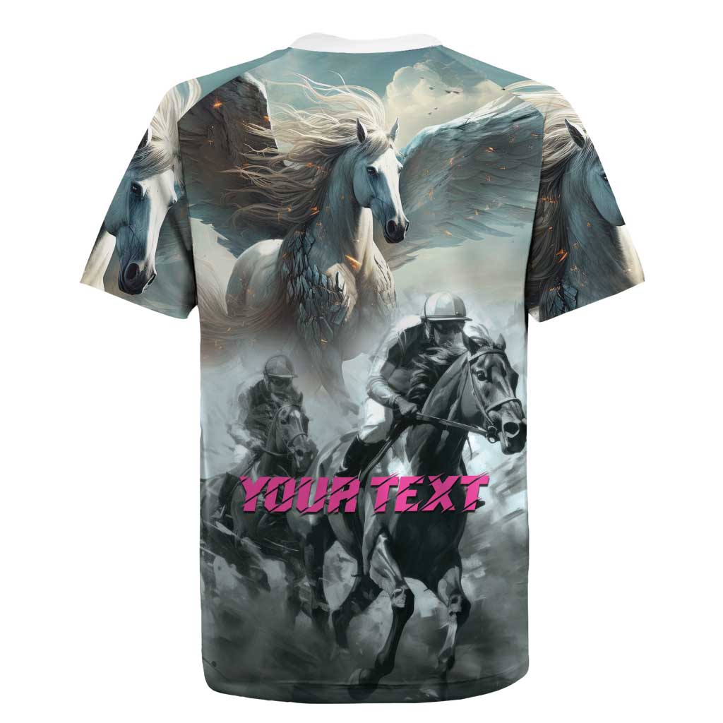 Personalized Pegasus Horse Racing 2025 Rugby Jersey Soar to Victory - Wonder Print Shop