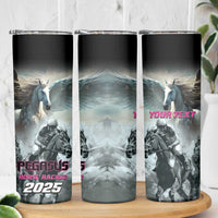 Personalized Pegasus Horse Racing 2025 Skinny Tumbler Soar to Victory - Wonder Print Shop