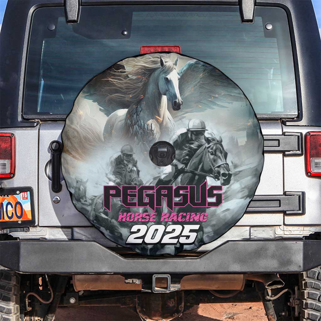 Pegasus Horse Racing 2025 Spare Tire Cover Soar to Victory - Wonder Print Shop