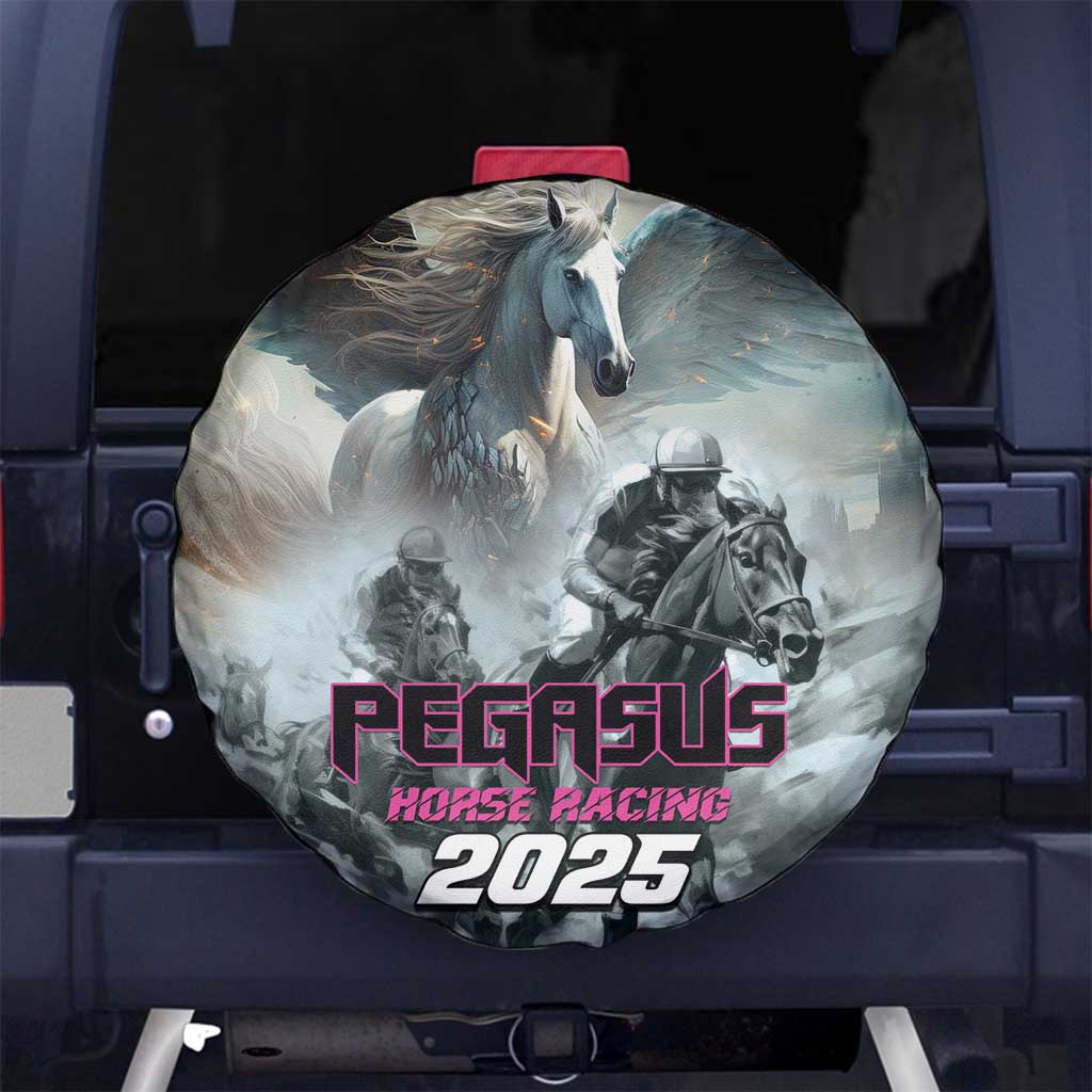 Pegasus Horse Racing 2025 Spare Tire Cover Soar to Victory - Wonder Print Shop