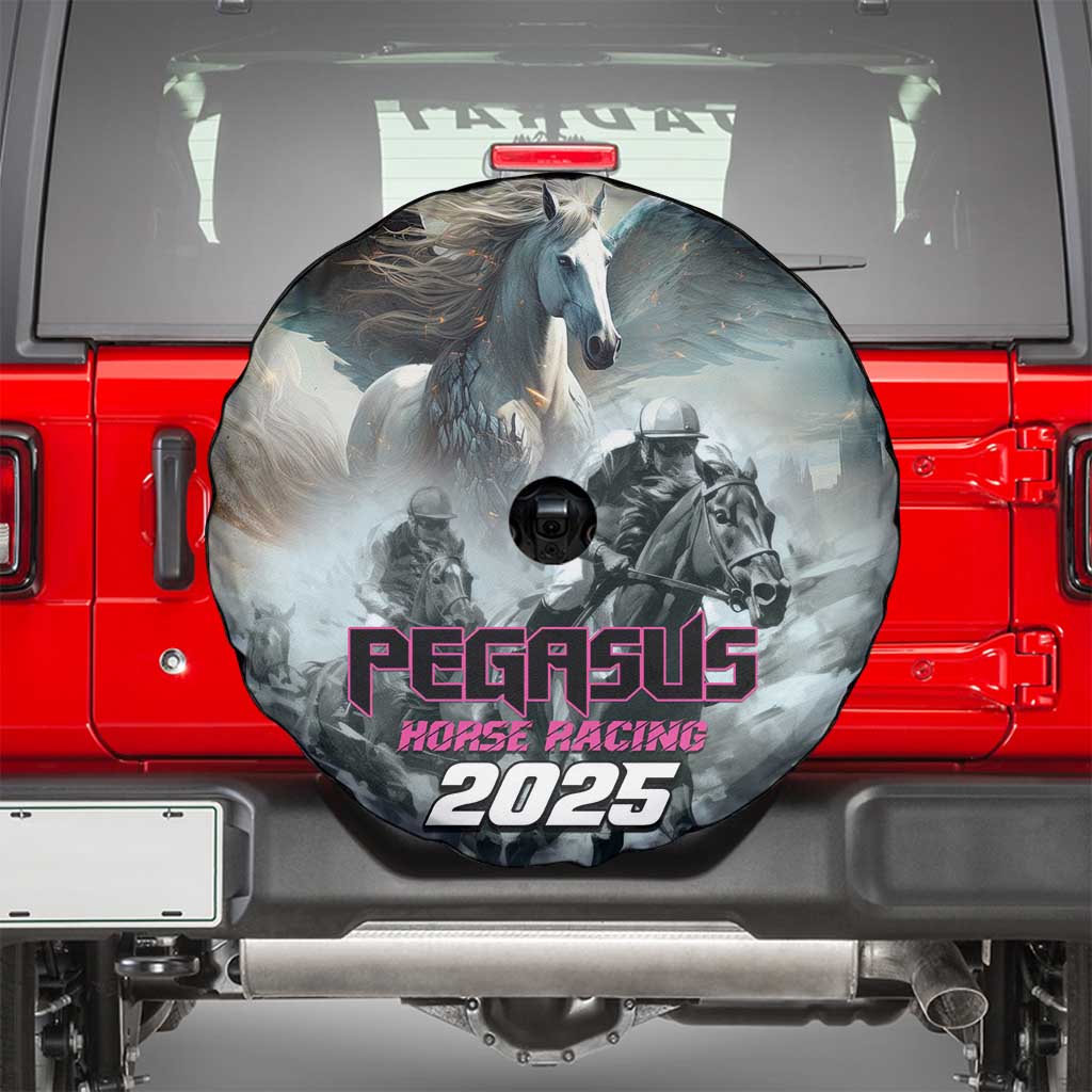 Pegasus Horse Racing 2025 Spare Tire Cover Soar to Victory - Wonder Print Shop