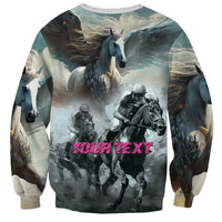 Personalized Pegasus Horse Racing 2025 Sweatshirt Soar to Victory - Wonder Print Shop
