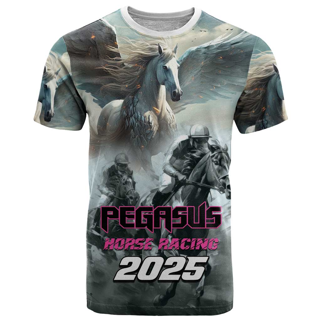 Personalized Pegasus Horse Racing 2025 T Shirt Soar to Victory - Wonder Print Shop