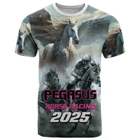 Personalized Pegasus Horse Racing 2025 T Shirt Soar to Victory - Wonder Print Shop