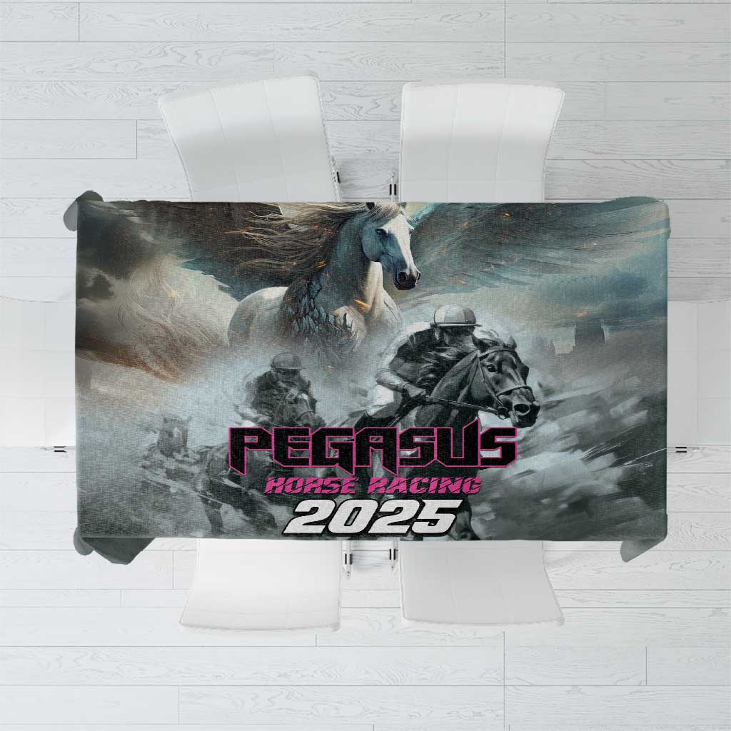 Pegasus Horse Racing 2025 Tablecloth Soar to Victory - Wonder Print Shop