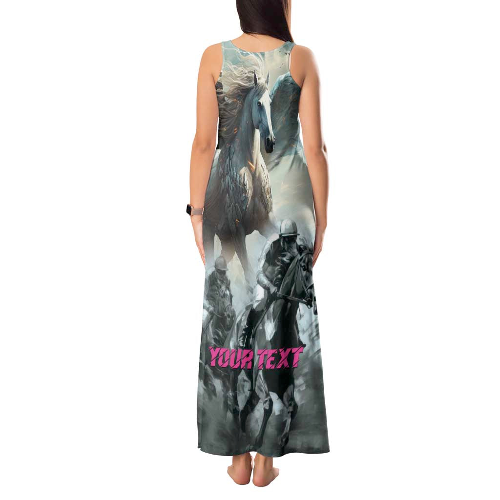Personalized Pegasus Horse Racing 2025 Tank Maxi Dress Soar to Victory - Wonder Print Shop