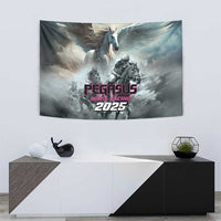 Pegasus Horse Racing 2025 Tapestry Soar to Victory - Wonder Print Shop
