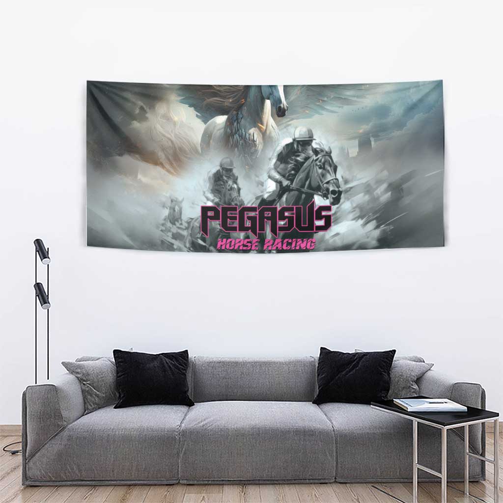 Pegasus Horse Racing 2025 Tapestry Soar to Victory - Wonder Print Shop