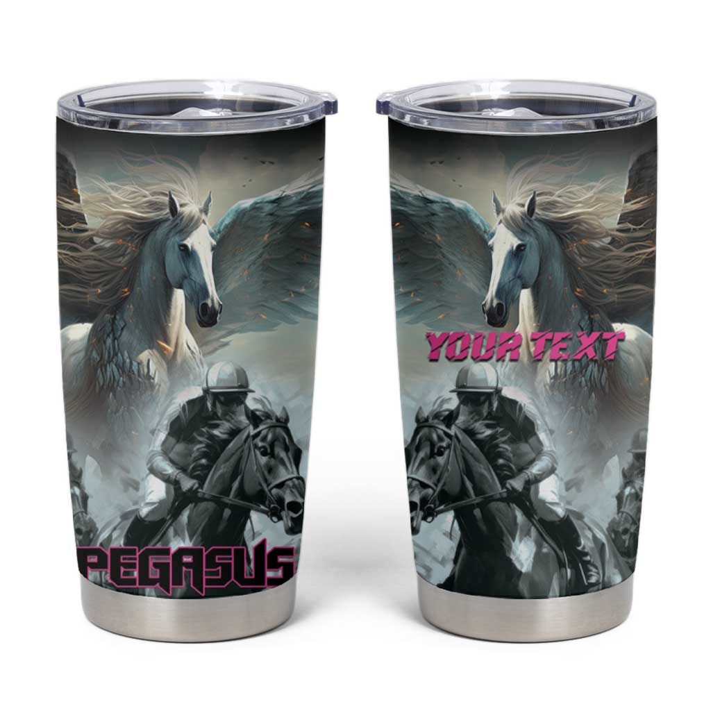 Personalized Pegasus Horse Racing 2025 Tumbler Cup Soar to Victory - Wonder Print Shop