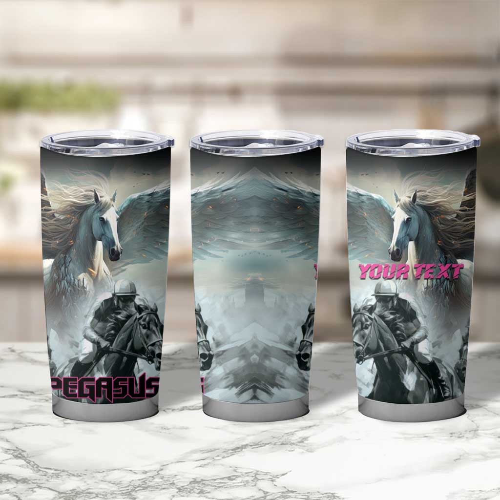 Personalized Pegasus Horse Racing 2025 Tumbler Cup Soar to Victory - Wonder Print Shop