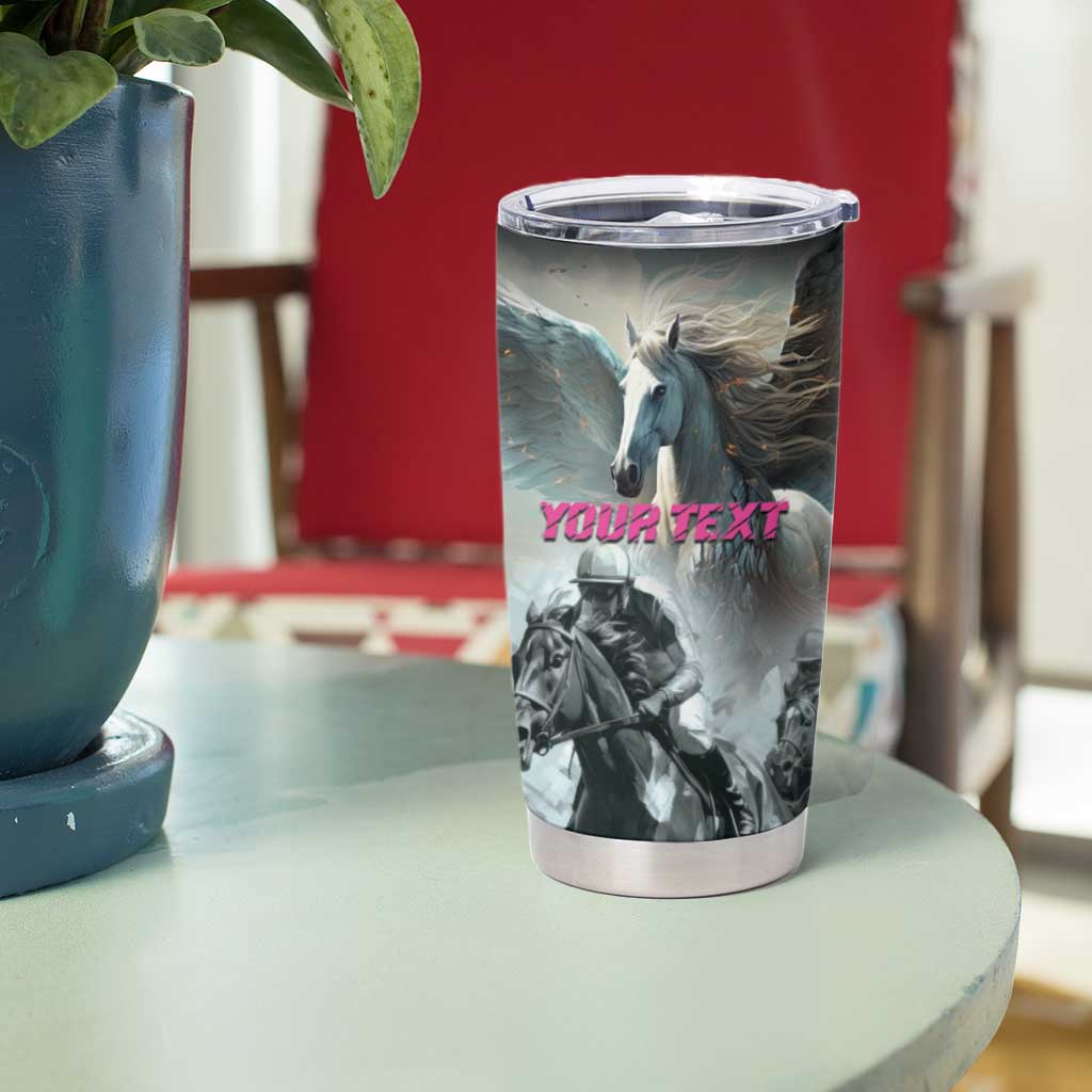 Personalized Pegasus Horse Racing 2025 Tumbler Cup Soar to Victory - Wonder Print Shop