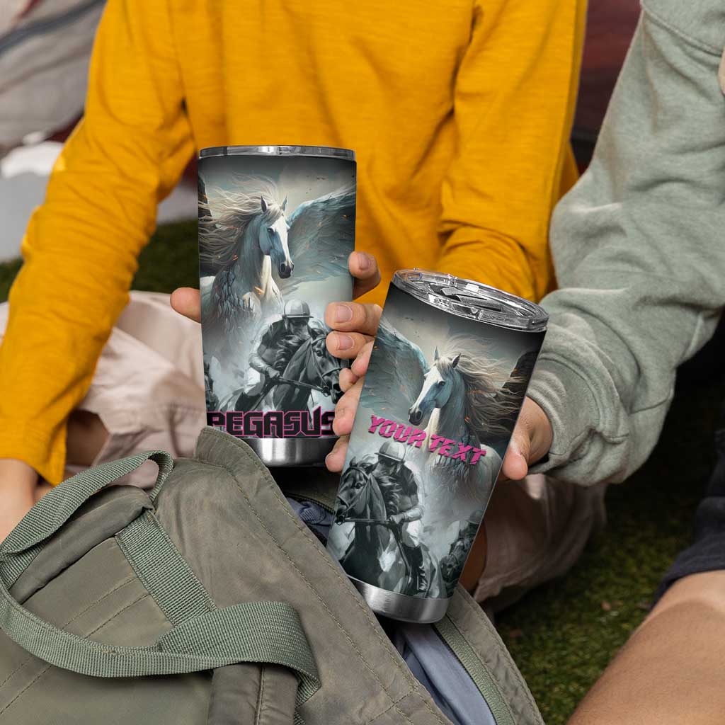 Personalized Pegasus Horse Racing 2025 Tumbler Cup Soar to Victory - Wonder Print Shop