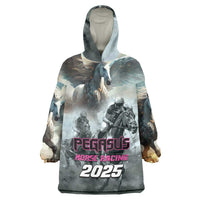 Personalized Pegasus Horse Racing 2025 Wearable Blanket Hoodie Soar to Victory - Wonder Print Shop