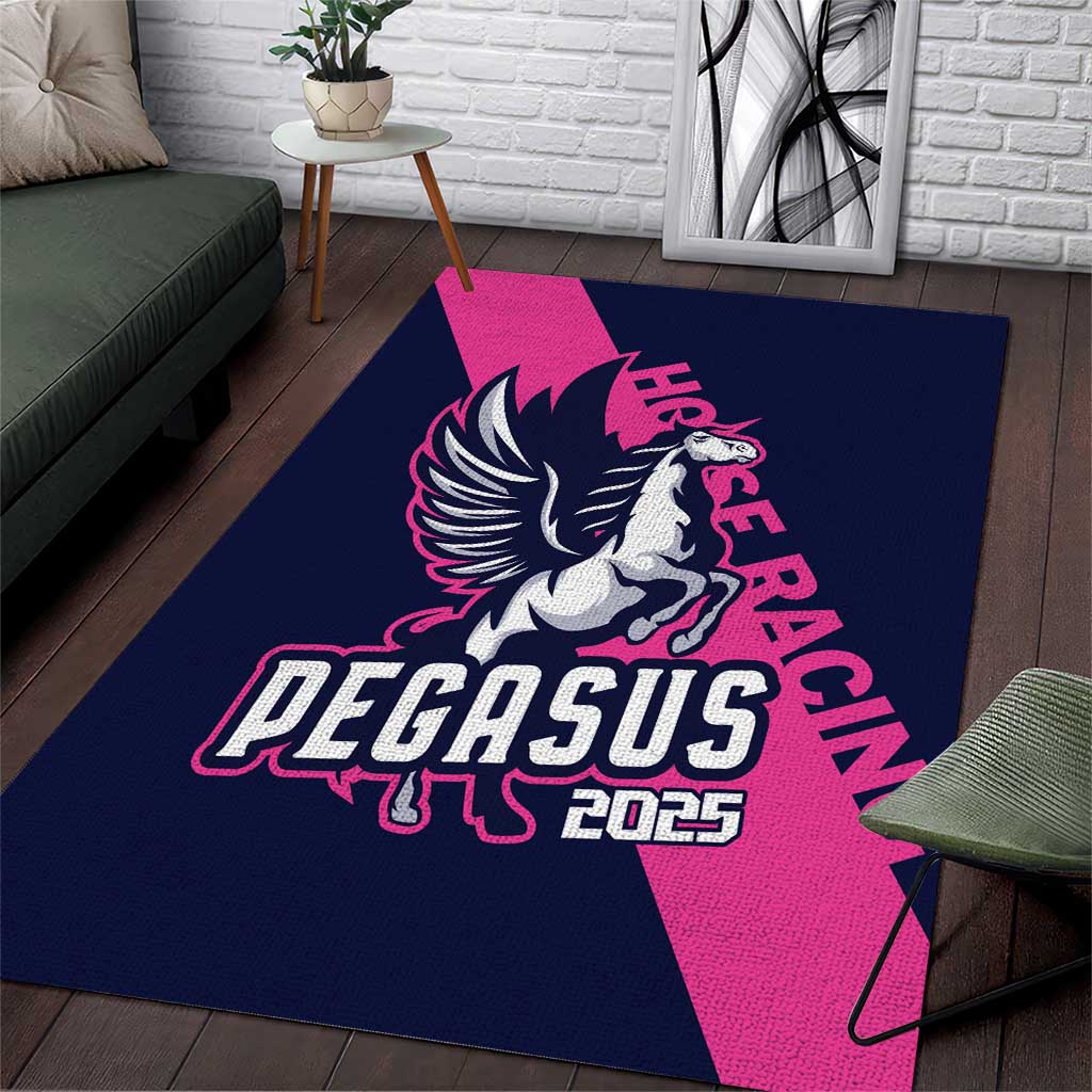Pegasus Horse Racing 2025 Area Rug Where Champions Rise