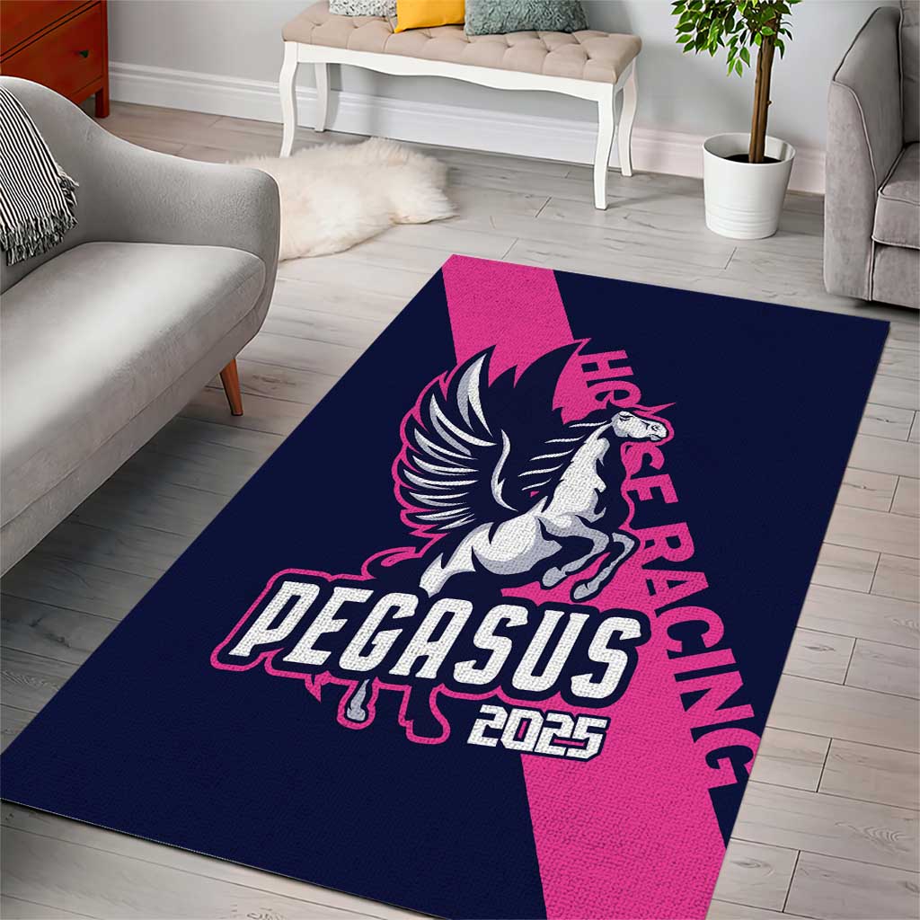 Pegasus Horse Racing 2025 Area Rug Where Champions Rise