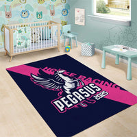 Pegasus Horse Racing 2025 Area Rug Where Champions Rise