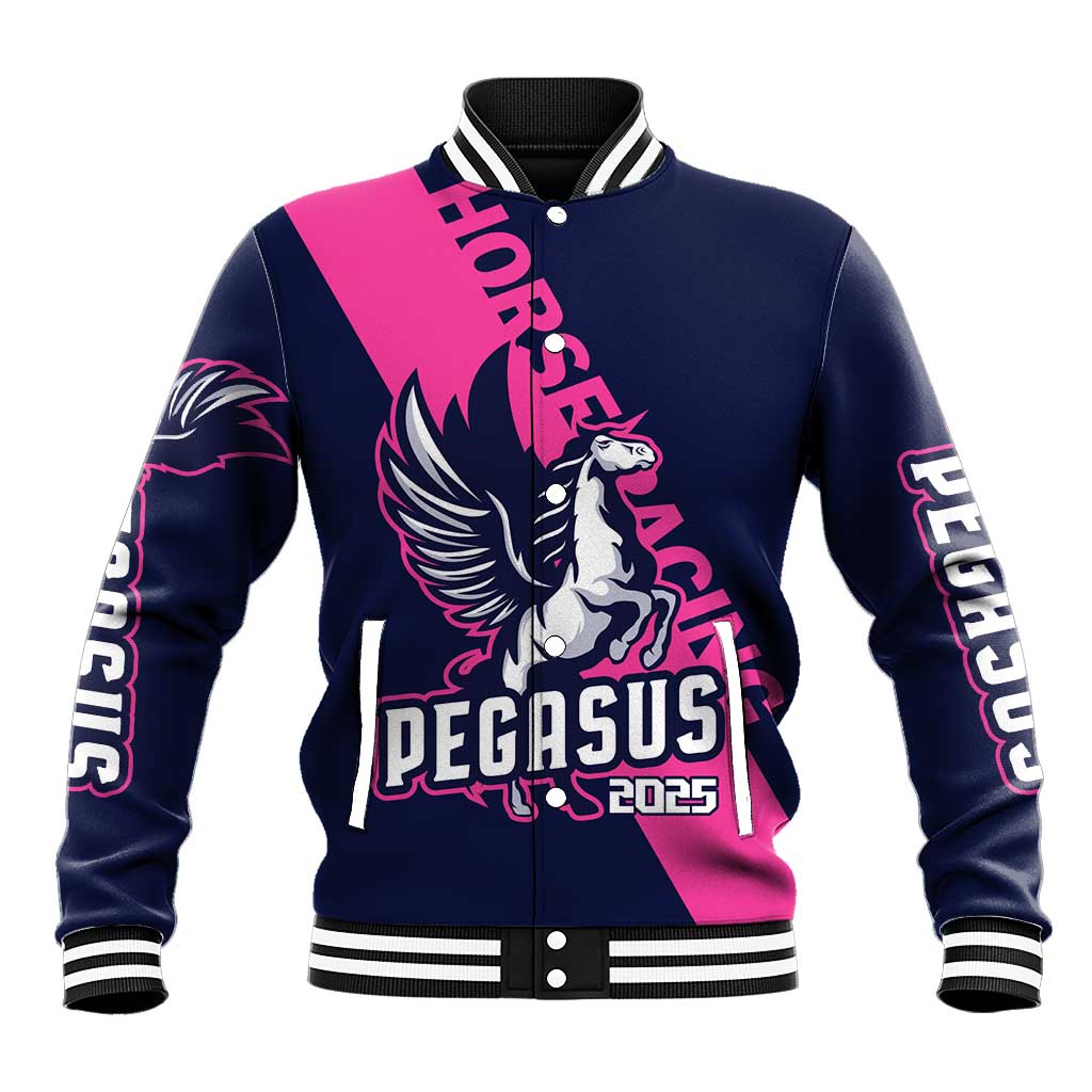 Personalized Pegasus Horse Racing 2025 Baseball Jacket Where Champions Rise