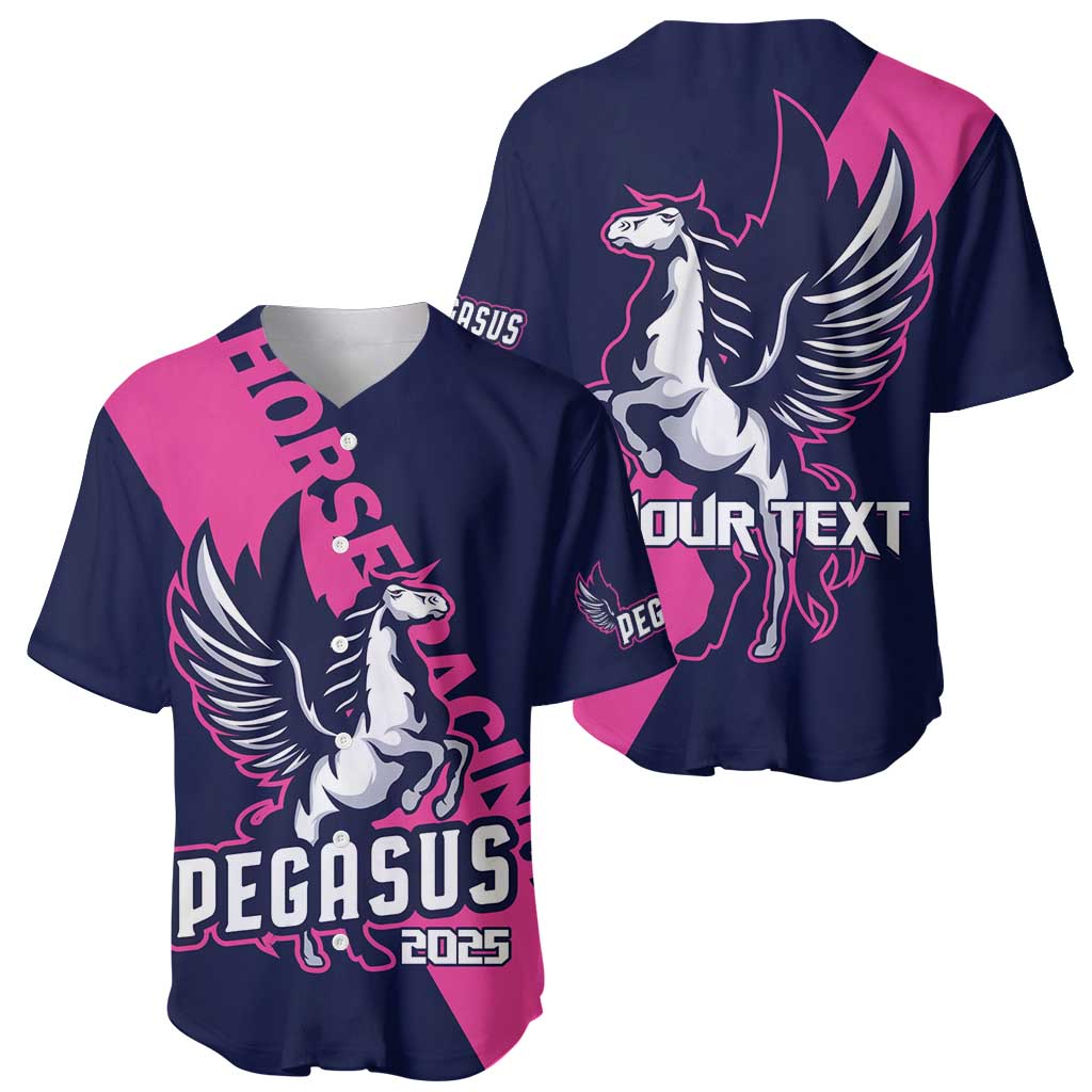 Personalized Pegasus Horse Racing 2025 Baseball Jersey Where Champions Rise