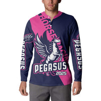 Personalized Pegasus Horse Racing 2025 Button Sweatshirt Where Champions Rise