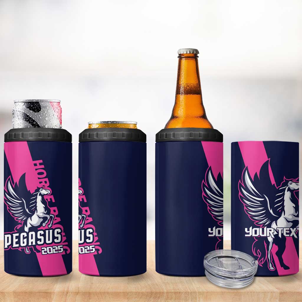 Personalized Pegasus Horse Racing 2025 4 in 1 Can Cooler Tumbler Where Champions Rise