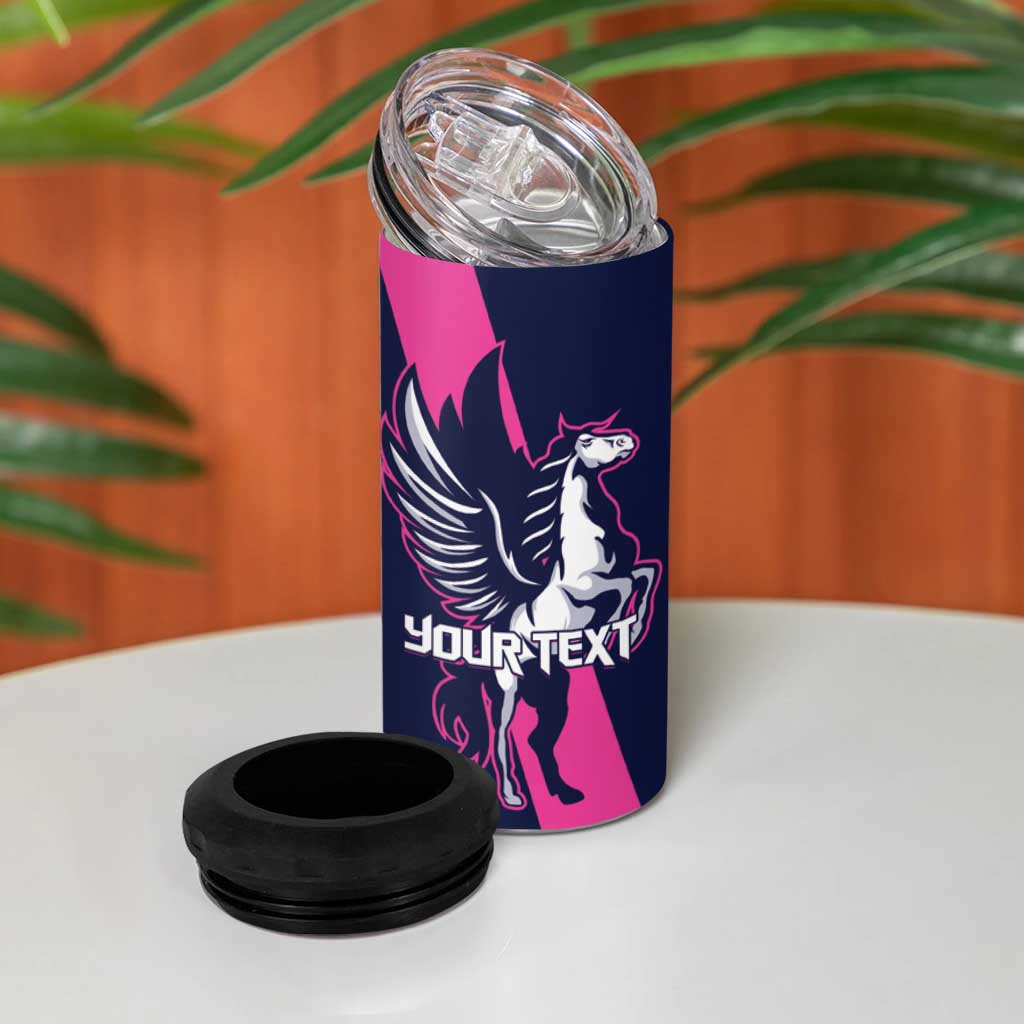 Personalized Pegasus Horse Racing 2025 4 in 1 Can Cooler Tumbler Where Champions Rise