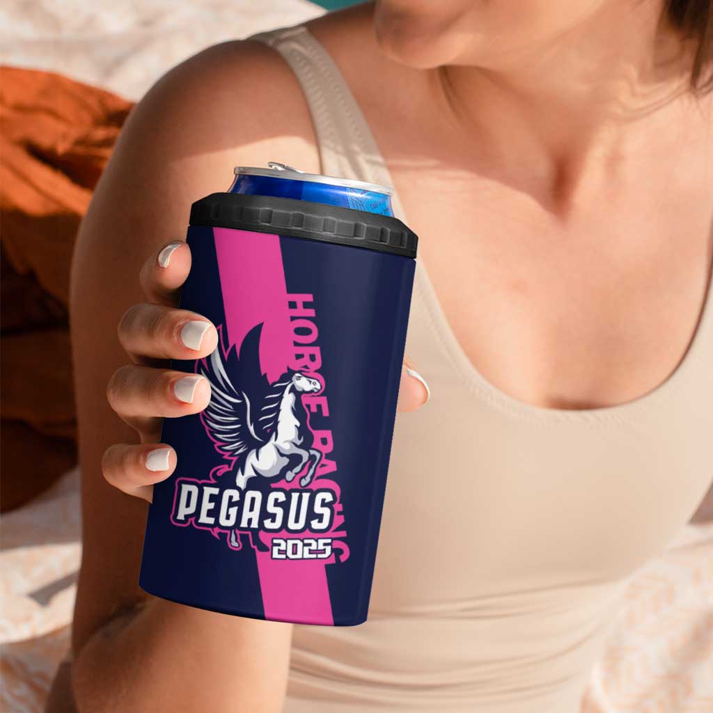 Personalized Pegasus Horse Racing 2025 4 in 1 Can Cooler Tumbler Where Champions Rise