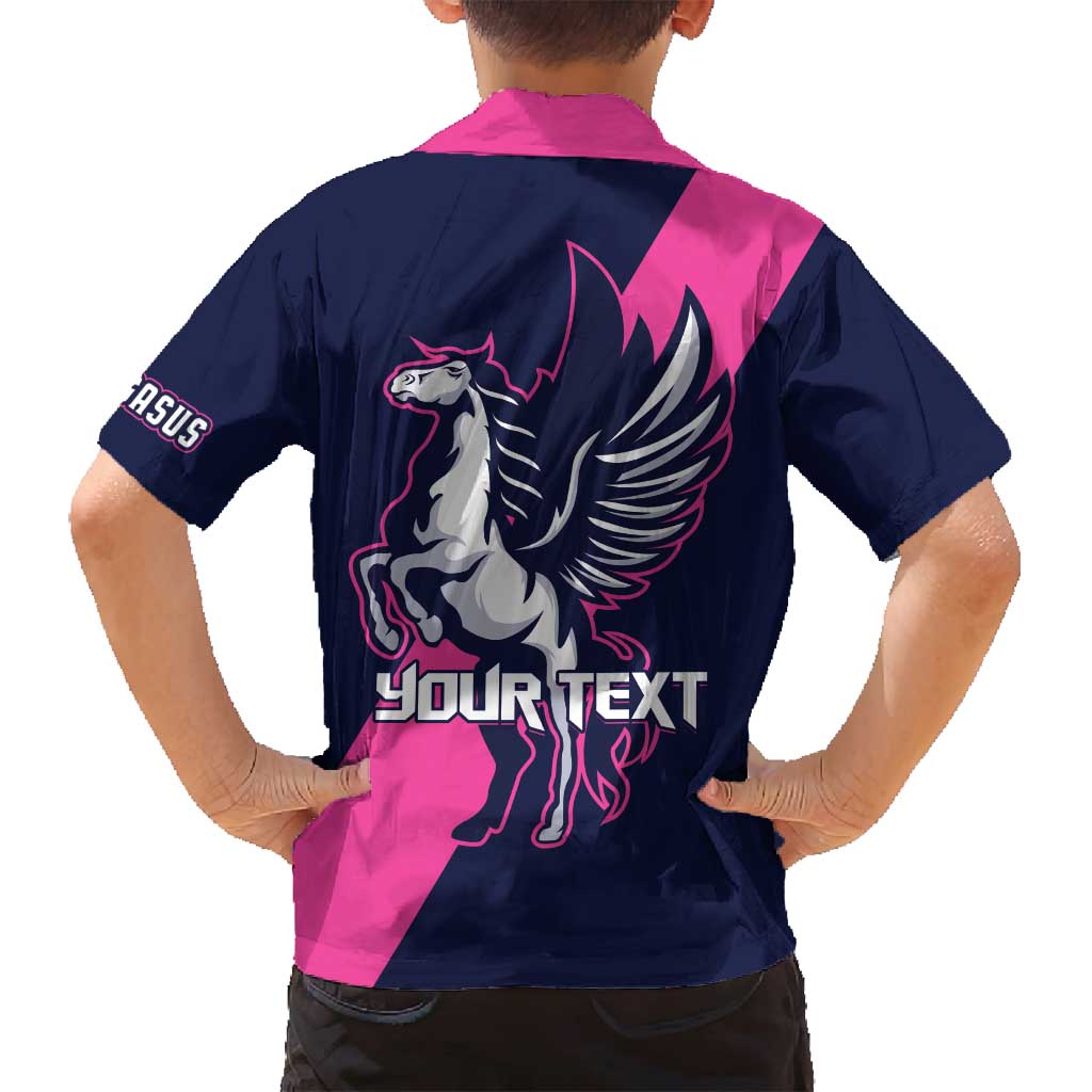 Personalized Pegasus Horse Racing 2025 Family Matching Long Sleeve Bodycon Dress and Hawaiian Shirt Where Champions Rise