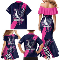 Personalized Pegasus Horse Racing 2025 Family Matching Mermaid Dress and Hawaiian Shirt Where Champions Rise