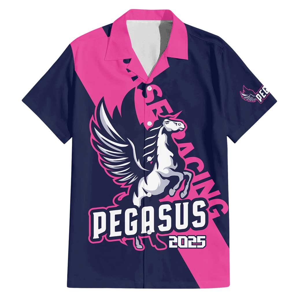 Personalized Pegasus Horse Racing 2025 Family Matching Mermaid Dress and Hawaiian Shirt Where Champions Rise