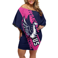 Personalized Pegasus Horse Racing 2025 Family Matching Off Shoulder Short Dress and Hawaiian Shirt Where Champions Rise - Wonder Print Shop