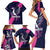Personalized Pegasus Horse Racing 2025 Family Matching Short Sleeve Bodycon Dress and Hawaiian Shirt Where Champions Rise - Wonder Print Shop